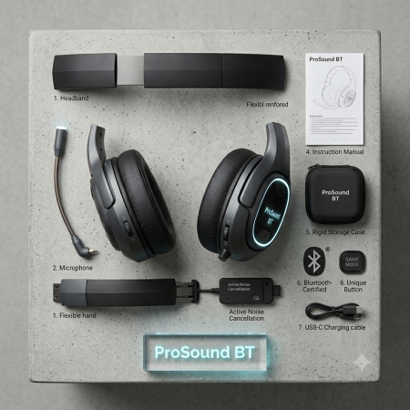 Fone de Ouvido Bluetooth ProSound