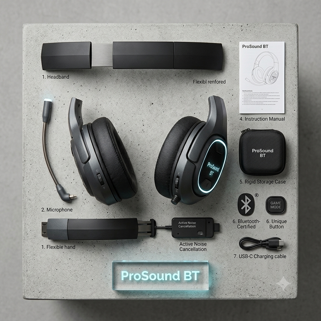 Fone de Ouvido Bluetooth ProSound