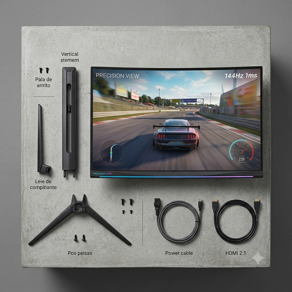 Monitor Gamer Curvo 27 Polegadas